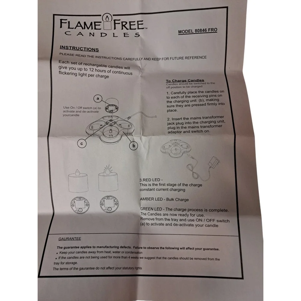 Flame‎ Free Candles 4 Pack Problem  Solvers